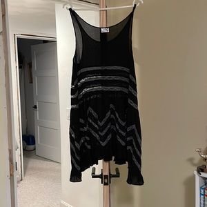 Free people black slip dress